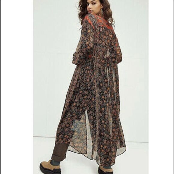 Free People Movement by Free People Flowing Printed Maxi Top Tunic Dress - Picture 11 of 14